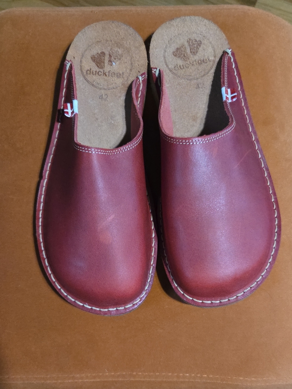 Duckfeet Blavand Slip-On Clog - Granate/Red EU 42